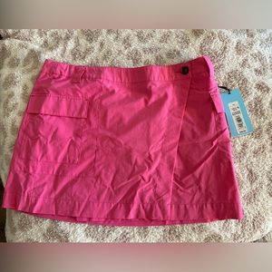 Pink mini skirt